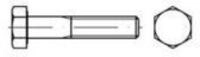Contorion Schraube DIN 931/ISO 4014 Sechskant-Schaftschraube M20x65 Stahl 12.9...