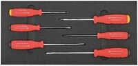 PB Swisstools Schraubendreher, (6 St), Werkzeugmodul 1/3 SwissGrip