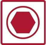 Gedore Red Stiftschl&uuml;ssel R38670512 2K-T-Griff-Winkelschraubendreher 6-kant 5...