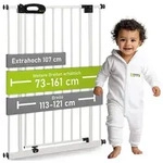 BOMI T&uuml;rschutzgitter Kinderschutzgitter Merle, Extra Hoch, Breite 73-161 cm...
