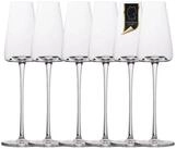 Intirilife Sektglas, 6-tlg., Glas, Champagner Sekt Glas Set 220 ml Prosecco