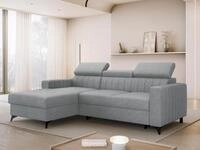 MIRJAN24 Ecksofa Milano, mit Schlaffunktion und Bettkasten, Einstellbare...