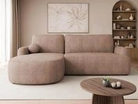 MIRJAN24 Ecksofa Loridu, mit Schlaffunktion und Bettkasten, Kissen-Set,...