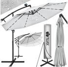 tillvex Sonnenschirm tillvex&reg; Sonnenschirm LED Solar &Oslash; 3m Ampelschirm Balkon