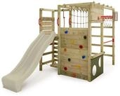 FATMOOSE Kletterger&uuml;st ActionArena mit Rutsche & Kletterwand, Outdoor...