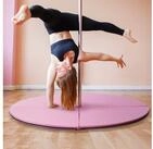HOMCOM Fitnessmatte Pole Dance Matte 5 cm dick, faltbare Sicherheitsmatte (150cm