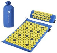 COFI 1453 Yogamatte Akupressurmatte Set 65x42cm mit Kissen