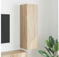 vidaXL TV-Schrank TV-Wandschrank Sonoma 30 x 31 x 100 cm Holzwerkstoff