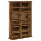 vidaXL Schranksystem CD Regal Eichenholz 60 x 17 x 92 cm Holzwerkstoff (1-St)