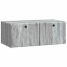vidaXL TV-Schrank Wandmontierter TV-Schrank 78,5 x 41 x 30 cm Grau Sonoma (1-St)