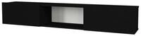 en.casa Lowboard, &raquo;Paltamo&laquo; Fernsehschrank 180x31x29,5cm Schwarz