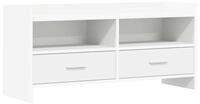 vidaXL TV-Schrank TV-Schr&auml;nk 100 x 33 x 47 cm Wei&szlig; Holzwerkstoff (1-St)