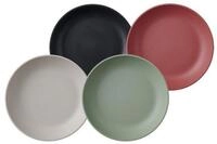 Mepal Suppenteller Silueta Suppenteller &oslash; 21 cm 4er Set, (4 St)