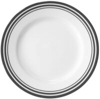 Fink Platzteller Moments, Set, 4-tlg., &Oslash; 30 cm, Porzellan mit Streifen