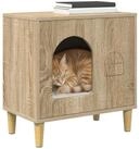 vidaXL Tierkorb 51 x 30 x 52 cm Katzenhaus Sonoma 51x30x52 cm Spanplatte
