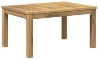 vidaXL Couchtisch Couchtisch Wei&szlig; 50 x 68,5 x 36 cm Massivholz (1-St)