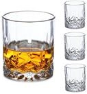 relaxdays Whiskyglas Whiskeygl&auml;ser 4er Set, 4-tlg., Glas