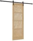vidaXL Zimmert&uuml;r 73,5 x 211 cm Schiebet&uuml;r Natur 73,5x211 cm Massives...