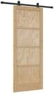 vidaXL Zimmert&uuml;r 86 x 211 cm Schiebet&uuml;r ORKDAL Natur 86x211 cm Massives...