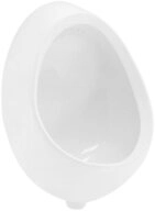 LuxeBath Urinal Hochwertige Keramik Pinkelbecken, Sp&uuml;lrand Geschlossen,...