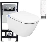 Bernstein WC-Komplettset Dusch-WC PRO+ 1102, Wandmontage, (Vorwand-Set 3-St. WC,