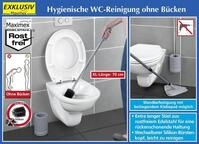 Maximex WC-Reinigungsb&uuml;rste WC-Hygiene B&uuml;rste extra lang, (1-tlg), Extra Lang