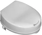 Mobilex Toilettensitzerh&ouml;hung mit Deckel, 15 cm 15 cm