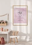 Komar Bild Stitch Always an Angel, Disney (1 St), Wandbild zur Dekoration im