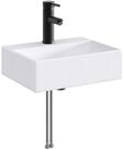 vidaXL Badezimmerspiegelschrank Waschbecken mit Wasserhahn und Abfluss Matt...