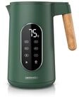 Arendo Wasserkocher Edelstahl, Doppelwand, Temperatureinstellung 40&deg; - 100 &deg;C...