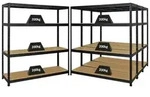 PROREGAL&reg; Schwerlastregal MegaDeal Garagenregal Kellerregal Steckregal...