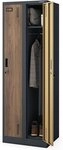 Jan Nowak Mehrzweckschrank Metall Umkleideschrank 60 cm KACPER II 2 Abteile