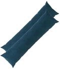 vidaXL Kissenbezug Kissenbezug 2 pcs HEERLEN Blau 40 x 145 cm Samt, (2 St&uuml;ck)