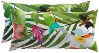 vidaXL Kissenbezug Kissenbezug 2 pcs HEERLEN Mehrfarbig 40 x 80 cm Polyester, (2