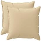 vidaXL Kissenbezug Kissenbezug 2 stk. HOUTEN Beige 65 x 65 cm Polyester, (2...