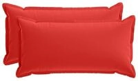 vidaXL Kissenbezug Kissenbezug 2 stk. HOUTEN Rot 40 x 80 cm Polyester, (2...