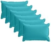 vidaXL Kissenbezug Kissenbezug 6 stk. HOUTEN T&uuml;rkis 50 x 80 cm Polyester, (6...
