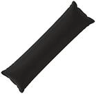 vidaXL Kissenbezug Kissenbezug HOUTEN Schwarz 40 x 145 cm Polyester, (1 St&uuml;ck)