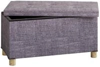VCM Schuhbank Sitztruhe Sizos H. 40 x B. 76 x T. 38 cm
