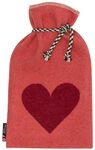 DAVID FUSSENEGGER W&auml;rmflasche Silvretta 'Herz' 2L 21 x 38 cm Rot