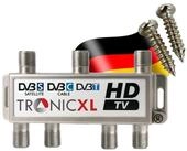 TronicXL SAT-Verteiler 6-fach Antennenverteiler Splitter Kabelfernsehen DVB-T2 Sat
