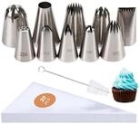 LuxusKollektion Spritzt&uuml;llen Spritzt&uuml;llen Set Gro&szlig; 31-tlg. Edelstahl