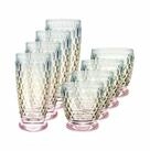 Gl&auml;ser-Set VILLEROY & BOCH "Longdrink- und Wasserglas-Set Boston Pearl 8er Set