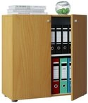 VCM Aktenschrank Lona Aktenschrank B. 70 x T. 40 x H. 74 cm Geschlossener...