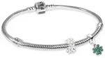 Pandora Silberarmband 68629, Damenarmband Silber Starter-Set Gl&uuml;cksbringer...