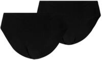 PUMA Slip PUMA WOMEN INVISIBLE COTTON BRIEFS 2P (2er Pack) nahtlose R&auml;nder...