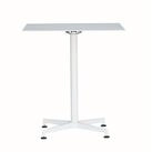 Fiam Esstisch Vega aus Aluminium, Wei&szlig;, Geeignet f&uuml;r 4 Personen