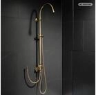PaulGurkes Duscharmatur CLASSIC (Set) Massives Messing, Gold-Oberfl&auml;che,