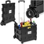 tectake Einkaufstrolley Shopping-Trolley, mit 46 l Fassungsverm&ouml;gen, l&auml;sst...