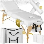 tectake Massageliege 3-Zonen-Massagetisch-Set, 218 x 102 x 90 cm, Polsterung...